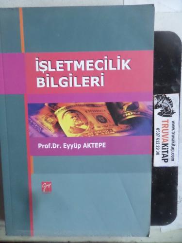 İşletmecilik Bilgileri