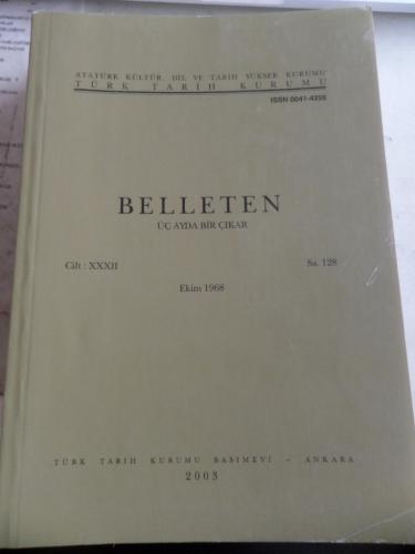 Belleten 1968 / 128