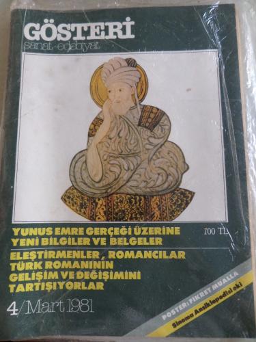 Gösteri Sanat Edebiyat Dergisi 1981 / 4