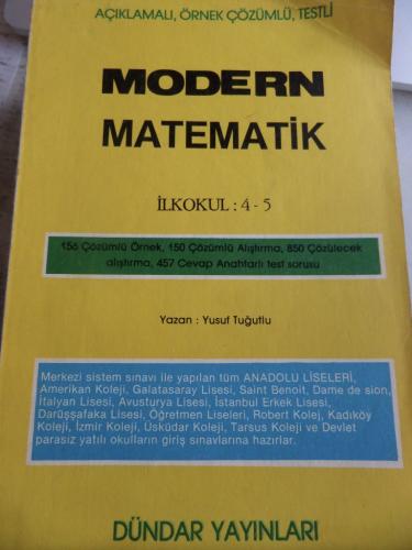 Modern Matematik İlkokul 4-5 Yusuf Tuğutlu