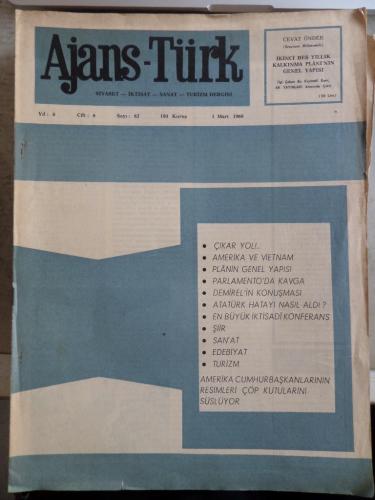 Ajans - Türk 1968 / 62