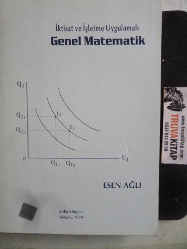 İktisat ve İşletme Uygulamalı Genel Matematik