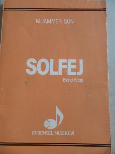 Solfej Birinci Kitap Muammer Sun