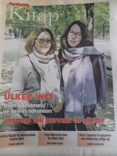 Aydınlık Gazetesi Kitap Eki 25 Ağustos 2017 Sayı 273 - Ülker İnce Dili