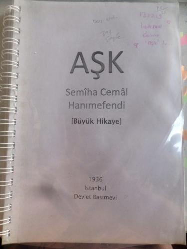 Aşk Ders Notu Semiha Cemal Hanımefendi