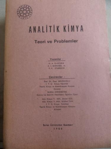 Analitik Kimya Teori ve Problemler