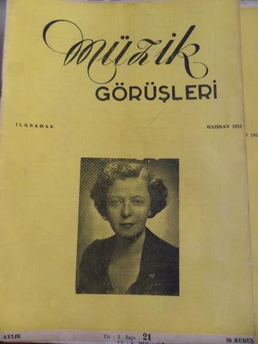 Müzik Görüşleri 1951 / 21
