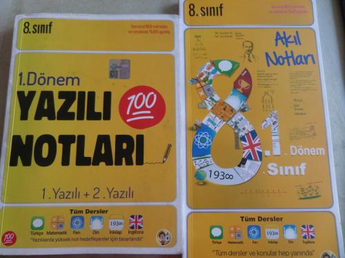 8. Sınıf 1. Dönem Yazılı Notları + Akıl Notları