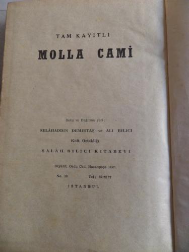Tam Kayıtlı Molla Cami