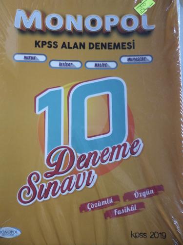 KPSS Alan Denemesi 10 Deneme Sınavı