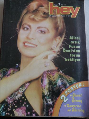 Hey Dergisi 1979 / 7 Kapak Ailesi Artık Füsun Önal'dan Torun Bekliyor 