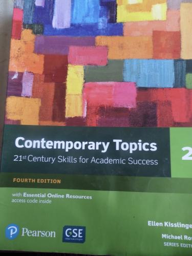 Contemporary Topics 2 21st Century Skills For Academic Success Ellen K