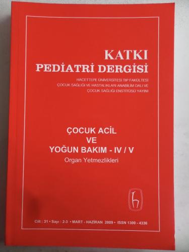 Katkı Pediatri Dergisi 2009 / 2-3