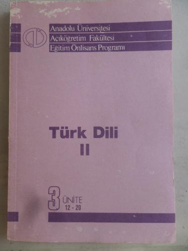 Türk Dili II 3. Ünite 12-20 Turhan Baraz