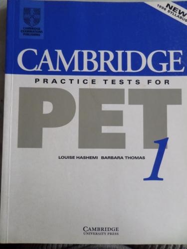Cambridge Practice Tests For PET 1 Louise Hashemi