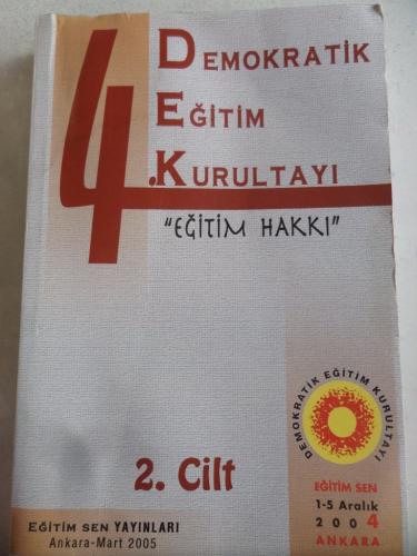 4. Demokratik Eğitim Kurultayı 2. Cilt Eğitim Hakkı