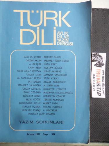Türk Dili Dergisi 1977 / 307