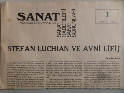 Sanat Aylık Güzel Sanatlar Gazetesi 1971 / 1