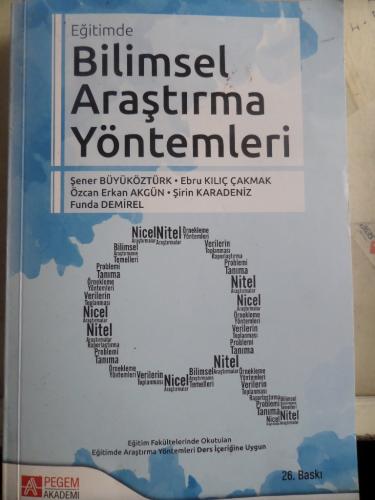 Eğitimde Biimsel Araştırma Yöntemleri Şener Büyüköztürk