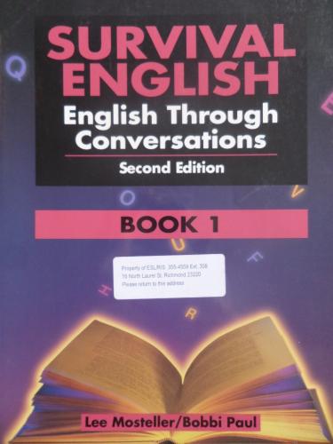 Survival English English Through Conversations Book 1 Lee Mosteller