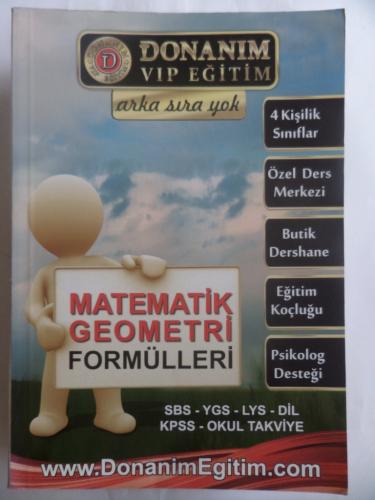 Matematik Geometri Formülleri