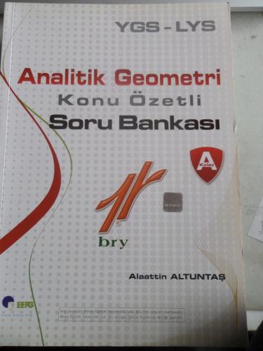 YGS LYS Analitik Geometri Konu Özetli Soru Bankası A