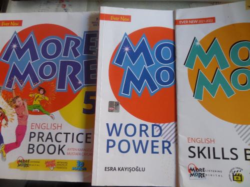 More & More 5 English Practice Book + Skills Book + Word Power Ayten K