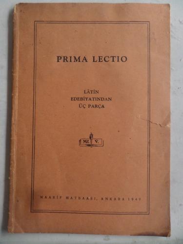 Prima Lectio Latin Edebiyatından Üç Parça