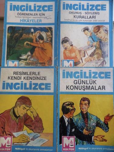 İngilizce Çalışma ve Öğrenme Kitapları / 4 Adet