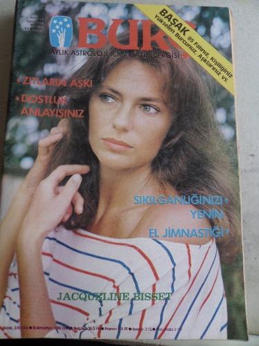 Burç Aylık Yıldız Falı ve Magazin Dergisi 1985 / 69 - Jacqueline Bisse