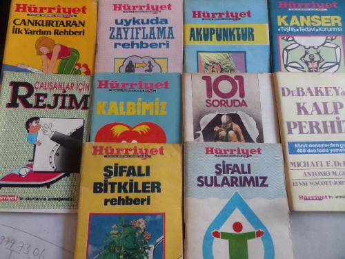 Hürriyet Sağlıklı Yaşam Cep Kitapçıkları / 9 Adet