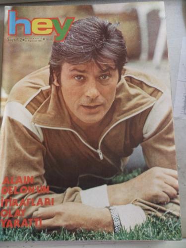 Hey Dergisi 1983 / 42 Kapak Alain Delon'un İtirafları Olay Yarattı ( P