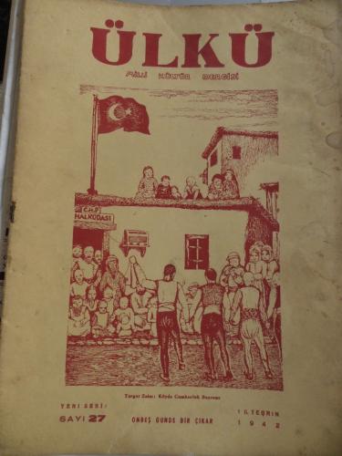Ülkü Milli Kültür Dergisi 1942 / 27