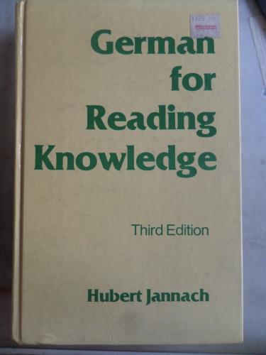 German For Reading Knowledge