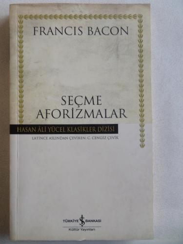 Seçme Aforizmalar Francis Bacon