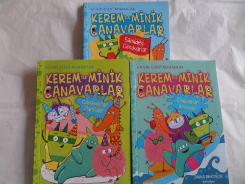 Kerem İle Minik Canavarlar / 3 Kitap Zanna Davidson