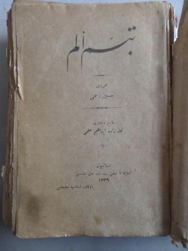 Osmanlıca Tebessüm-i Elem Acı Gülüş Ahmet Hamdi Tanpınar