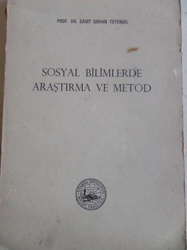 Sosyal Bilimlerde Araştırma ve Metod