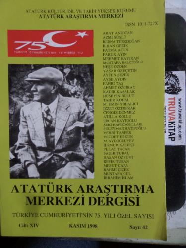 Atatürk Araştırma Merkezi Dergisi 1998 / 42