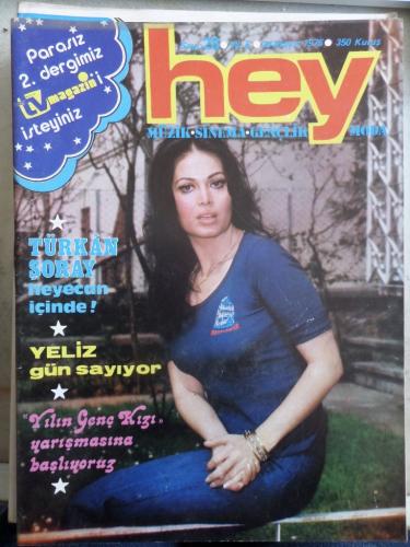Hey Dergisi 1976 / 28 Kapak Türkan Şoray Heyecan İçinde - Tv Magazin E