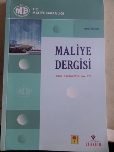 Maliye Dergisi 2016 / 170