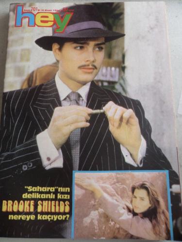 Hey Dergisi 1984 / 701 Kapak Sahara'nın Delikanlı Kızı Brooke Shields