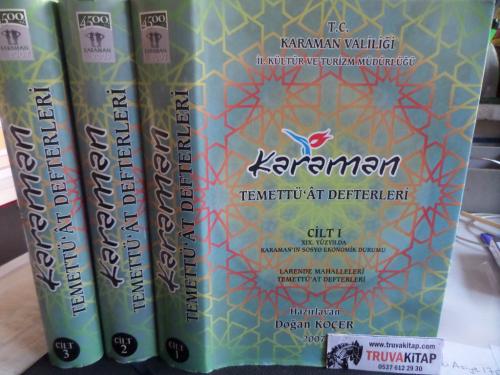 Karaman Temettü'at Defterleri / 3 Cilt