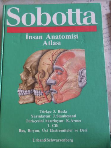 Sobotta İnsan Anatomisi Atlası 1. Cilt Urban