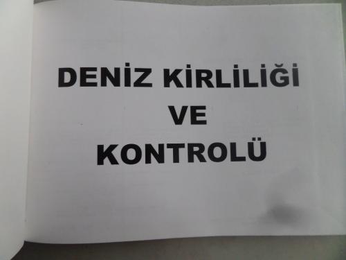 Deniz Kirliliği ve Kontrolü