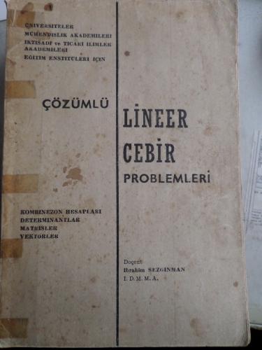 Çözümlü Lineer Cebir Problemleri