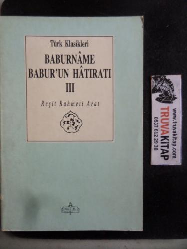 Baburname Babur'un Hatıratı III