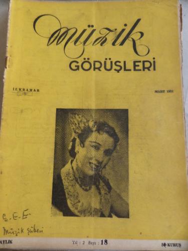 Müzik Görüşleri 1951 / 18