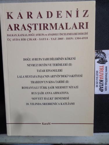 Karadeniz Araştırmaları 2005 / 6