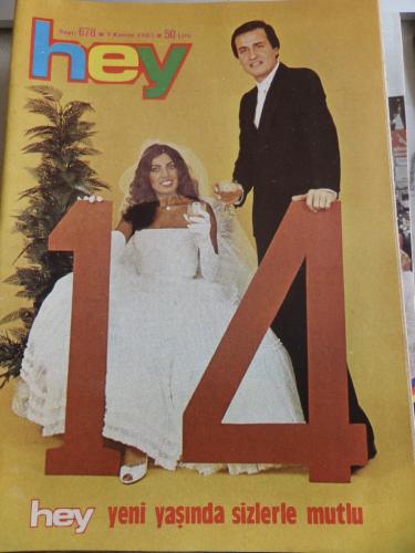 Hey Dergisi 1983 / 678 Kapak Hey Yani Yaşında Sizlerle Mutlu ( Posters